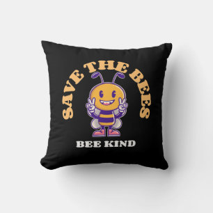 Save The Bees Be Kind Cushion