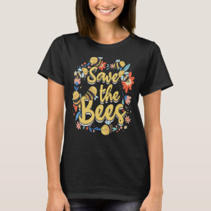 Save the bees Beekeeper cute honey bee costume 8 T-Shirt