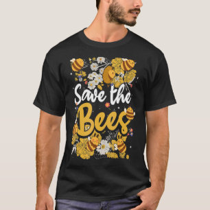 Save the bees Beekeeper cute honey bee costume T-Shirt