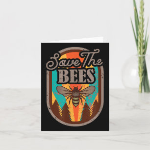 Save The Bees Beekeeper Environmental Protection _ Card