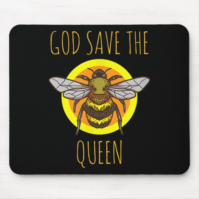 Save The Bees Beekeeper Environmental Protection  Mouse Pad (Front)