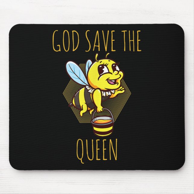Save The Bees Beekeeper Environmental Protection _ Mouse Pad (Front)