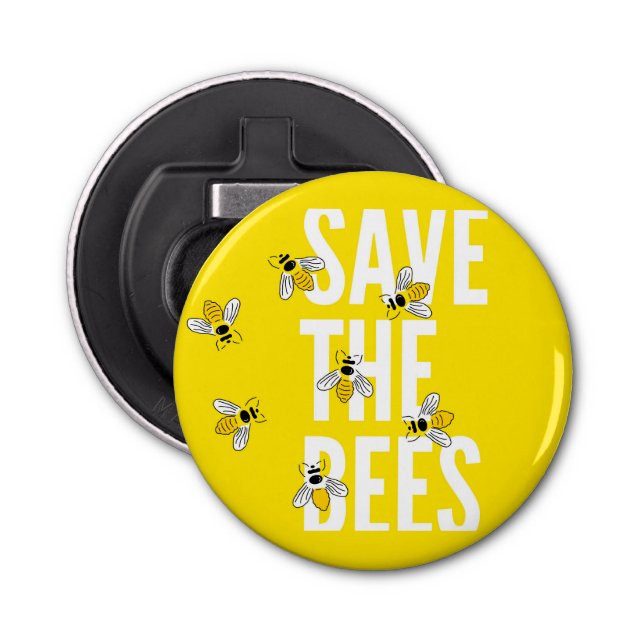 Save The Bees Bottle Opener (Front)