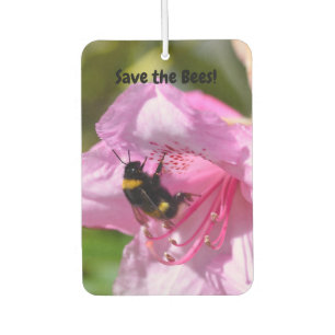 "Save the Bees!" Car Air Freshener