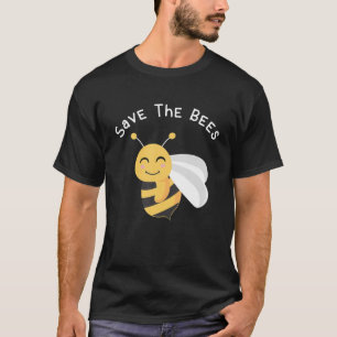 Save The Bees Climate Change Earth Day Environment T-Shirt