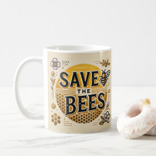 Save The Bees Coffee Mug