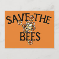Save the Bees Cute Beekeepers sweet bee art