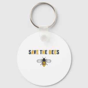 Save The Bees Earth Day Save The Planet Gift Key Ring
