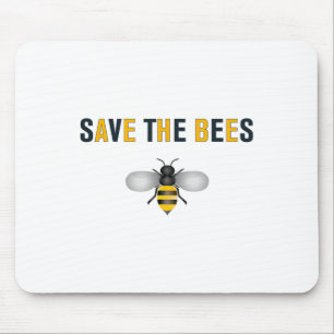 Save The Bees Earth Day Save The Planet Gift Mouse Pad