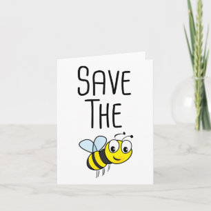 Save The Bees - Environmental Protection Bee Beeke Card