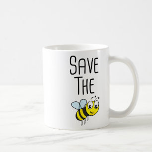 Save The Bees - Environmental Protection Bee Beeke Coffee Mug