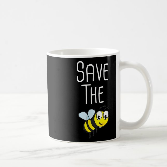 Save The Bees - Environmental Protection Bee Beeke Coffee Mug (Right)