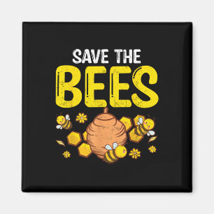 Save The Bees Environmental Protection Earth Day G Magnet