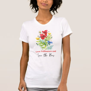 Save The Bee's Flower Pollinators T-Shirt