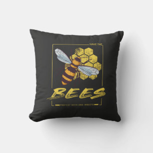 Save the Bees for Beekeeper and Apiarist Cushion