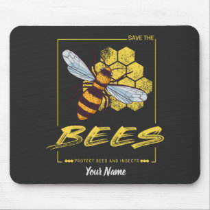 Save the Bees for Beekeeper and Apiarist Mouse Pad