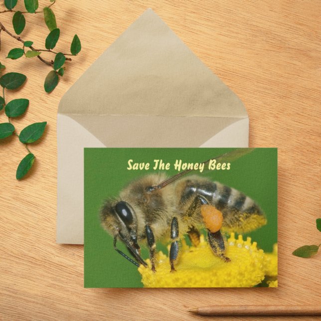 Save the Bees Green Card (Creator Uploaded)