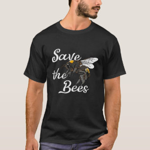 Save The Bees Honey Bee Beekeeper T-Shirt