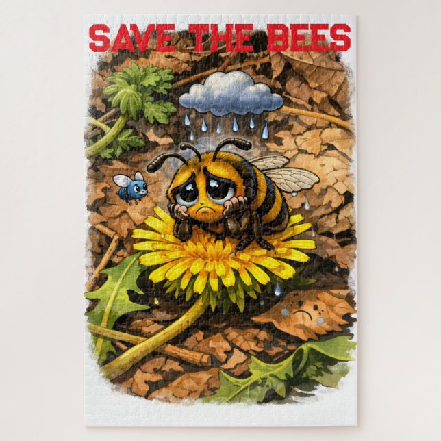 Save the Bees Jigsaw Puzzle (Vertical)