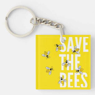 Save The Bees Key Ring