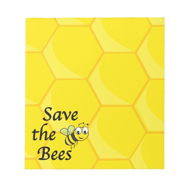 Save the Bees Notepad (Front)