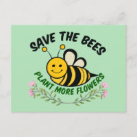 Save the Bees Plant More Flowers