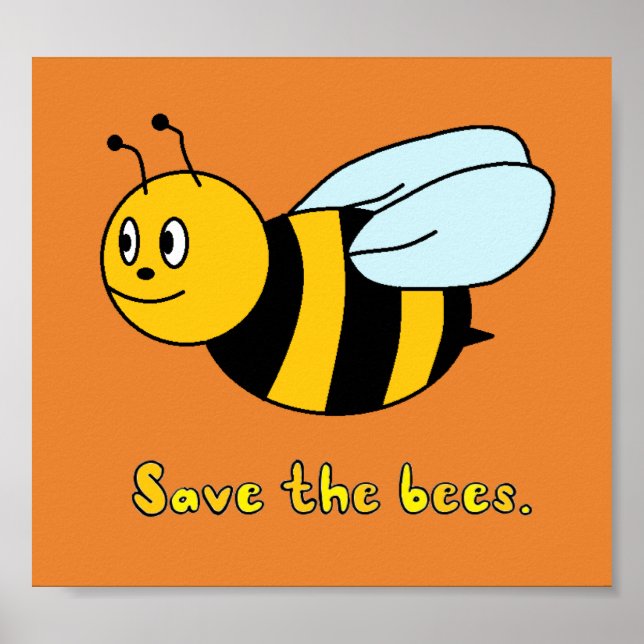'Save the Bees' Poster (Front)
