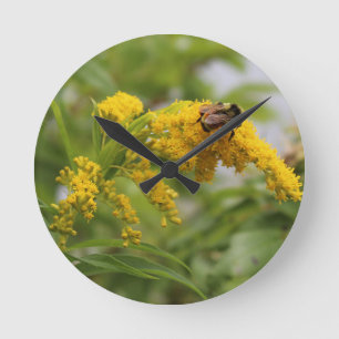 Save the Bees Round Clock