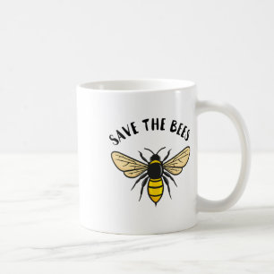 Save The Bees Save Our Planet Beekeeper Honey Eart Coffee Mug