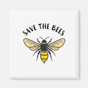 Save The Bees Save Our Planet Beekeeper Honey Eart Magnet