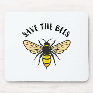 Save The Bees Save Our Planet Beekeeper Honey Eart Mouse Pad