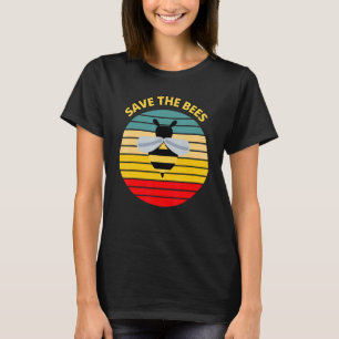 Save The Bees Summer Environment Honey Bee Bumbleb T-Shirt