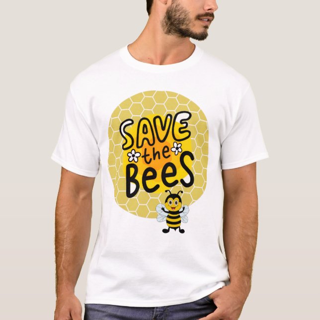Save The Bees T-Shirt (Front)