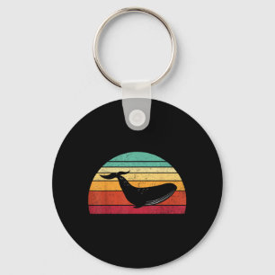 Save The Blue Whale Endangered Animal Specie Ocean Key Ring