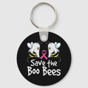 Save The Boo Bees Breast Cancer Awareness Hallowee Key Ring