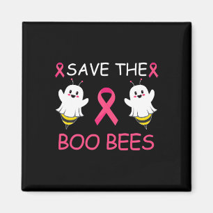Save The Boo Bees Halloween Fun Breast Cancer Awar Magnet