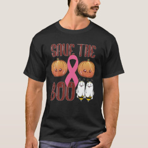 Save The Boo Bees Halloween Funny Breast Cancer Aw T-Shirt