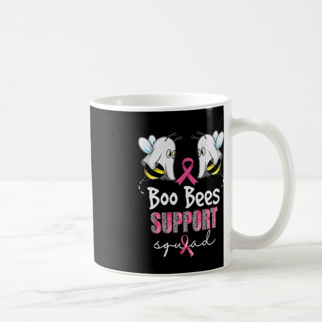 Save The Boo Bees Support Squad Breast Cancer Awar Coffee Mug (Right)