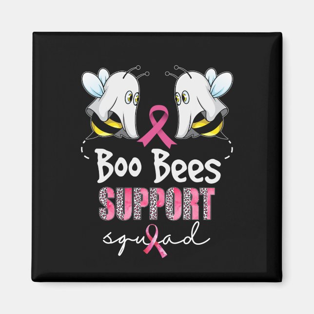 Save The Boo Bees Support Squad Breast Cancer Awar Magnet (Front)