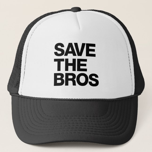 Save the Bros Hat - Black (Front)