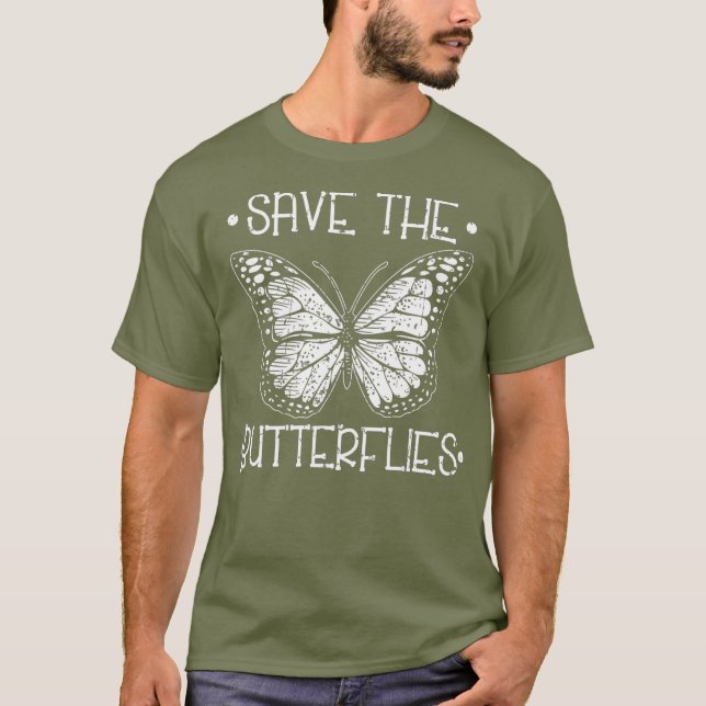 Save The Butterflies Monarch Vintage Collection T-Shirt (Front)
