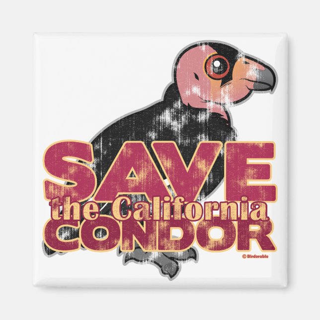 Save the California Condor Magnet (Front)