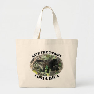 Save the Canopy-Costa Rica Large Tote Bag