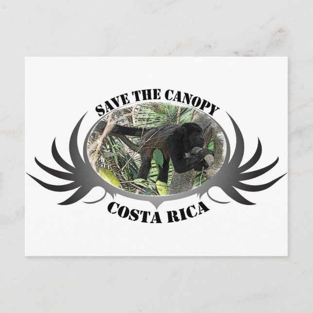 Save the Canopy-Costa Rica Postcard (Front)