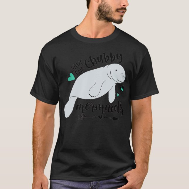 Save The Chubby Mermaid Top Walrus Lover Present S (Front)