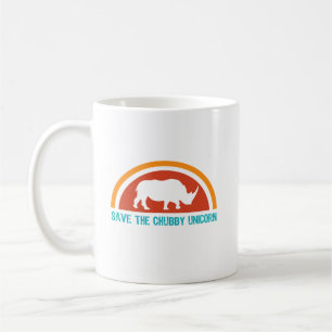 Save The Chubby Unicorn Coffee Mug