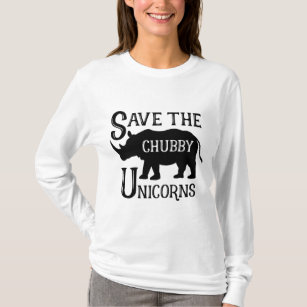 Save the Chubby Unicorn Wildlife Conservation T-Shirt