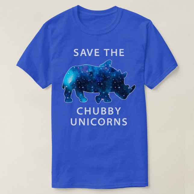 Save The Chubby Unicorns 2 T-Shirt (Design Front)