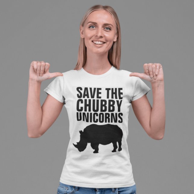 SAVE THE CHUBBY UNICORNS Funny t-shirts (Creator Uploaded)