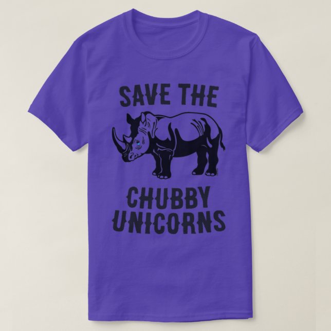 Save the Chubby Unicorns RxTp T-Shirt (Design Front)